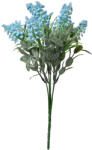 Clayre & Eef Buchet flori artificiale albastre verzi 15x15x32 cm (6PL0351BL)