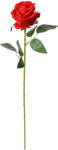 Clayre & Eef Set 3 trandafiri artificiali verzi rosii 8x8x50 cm (6PL0359R)