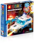 Open Brick Source Jucarie Stax - Set constructie copii cu lumini si sunete - Masina de politie (H12101) - drool