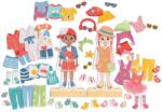Hape Puzzle magnetic de imbracare pentru copii (68 piese) (E1651A) Puzzle