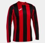 Joma INTER CLASSIC LONG SLEEVE T-SHIRT hosszú dressz / hosszú póló piros fekete 3XS