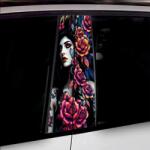 AVEX Set 2 stickere decorative pentru stalpii usilor, print autoadeziv de inalta rezolutie, dimensine 2 buc x 50 x 22 cm , cod: AVX-SSU-21