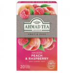 Ahmad Tea málna és őszibarack gyümölcstea 20 x 1, 8 g koffeinmentes (1020190)