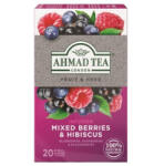 Ahmad Tea erdei gyümölcsök és hibiszkusz gyümölcstea 20 x 2 g koffeinmentes (1000055)
