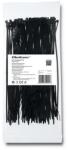 Qoltec Önzáró kábelkötöző | 2.5*200mm | 100 db | Nylon66 | UV | Fekete (52194)