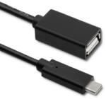 Qoltec USB 3.1 Type C férfi | USB 3.0 Type A női | 0.25M kábel (50421)