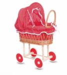 Egmont Toys Carucior pentru papusi, husa rosie cu buline, Egmont Toys (Egm_520058)
