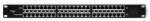 Qoltec patch panel RACK | 48V | 24 port | Passzív PoE injektor | Fekete (54477)