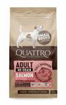 Quattro ad mini no grain hypoallergenic със сьомга и крил - суха храна за израснали кучета от малки породи с хранителни алергии - 7кг