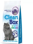 CLEAN BOX Super Premium лавандула, постелка за котешка тоалетна, фин бял бентонит, 5 л