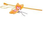 Rogz catnip butterfly stick orange- играчка за котка