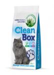 CLEAN BOX Super Premium Алое Вера, постелка за котешка тоалетна, фин бял бентонит, 5 л