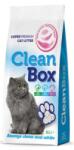 CLEAN BOX Super Premium бебешка пудра, постелка за котешка тоалетна, фин бял бентонит, 5 л