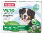 Beaphar VETO pure Spot-On репелентни пипети срещу бълхи за средни и големи породи кучета - 6 бр