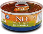 Farmina N&D Cat Pumpkin & Duck - пълноценна мокра храна без зърнени култури за котки над 1 година с патешко и тиква, консерва - 70гр
