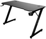 The G-Lab Gamer Asztal - K-DESK YTTRIUM (120x60cm, fém, pohártartó, fejhallgatótartó, fekete)
