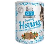 Brit Care Cat Snack Superfruits 6x100 g hering si somon pentru pisici sterilizate, mix arome