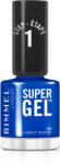 Rimmel Super Gel géles körömlakk UV/LED lámpa használata nélkül árnyalat 100 Cobalt Heaven 12 ml