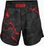 Octagon Férfi edzőnadrág Octagon Marble Camo MMA terepszínű piros