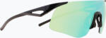 SPECT Eyewear Mark fekete/füstös, zöld kék tükrös napszemüveg zöld kék tükörrel