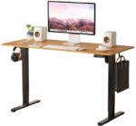 LVN System Elektromosan állítható magasságú íróasztal - 140x60cm arany tölgy ülő-/állómunkához - LVN System Lite LV1715 (LV1715)