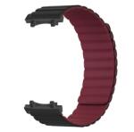 Gigapack Amazfit T-Rex 3 GIGAPACK Pótszíj Egyedi Méret, Mágneses, Fekete/Bordó