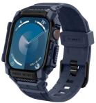 Spigen Apple Watch Series 10 46 mm SPIGEN RUGGED ARMOR PRO Pótszíj Egyedi Méret, Ütésállóság + Szilikon keret, Sötétkék (ACS08606)