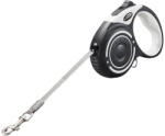Dogness automatic leash 5m with flashlight and bag container (gray) (JS04 Grey)