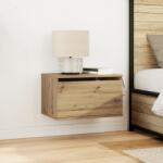 vidaXL Стенен шкаф за нощно шкафче 2 бр. Дъб 50 x 36 x 30 см (863081)