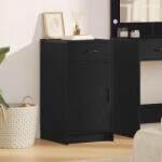 vidaXL Служебен шкаф Черния дъб 40 x 40.5 x 75 см Инженерна дървесина (865065)