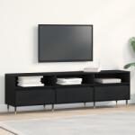 vidaXL ТВ шкаф 150 x 30 x 44, 5 см Черния дъб Инженерна дървесина (862876)