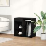 vidaXL Козметично шкафче с чекмедже с рафт Черния дъб 80 x 40 x 75 см (862787)
