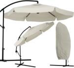  Kerti napernyő oszlopon 350 cm huzattal, krém (STERN-SDH082-CREAM)
