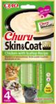  Inaba Cat Ciao Churu Skin & Coat krémes macskaeledel csirke-fésűkagyló 4x14g