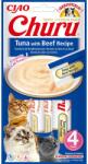  Inaba Cat Ciao Churu krémes macskaeledel tonhal & marha 4x14g