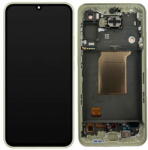 GH82-34307D Samsung Galaxy A55 OLED kijelző érintővel Sárga kerettel, előlap (Lemon) (GH82-34307D)