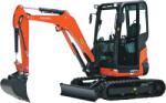 Kubota Japonia Miniexcavator Kubota cu cabina, 2.6 tone, motor diesel Kubota 21 CP, Kubota U27-4 (U27-4)
