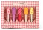Konges Sløjd szájfény készlet GLITTER LIP GLOSS 5 PCS 5 db KS102826 - rózsaszín Univerzális méret