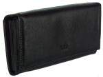 XTD Nagy méretű fekete műbőr brifkó, pincér pénztárca XTD (111 fekete)