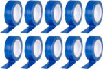 Strend Pro Szalag Strend Pro, 19 mm, L-10 m, max. 80°C, 600V, kék, szigetelő, ragasztó, PVC, csomag 10 db (STP012173070)
