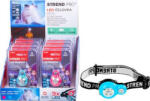 Strend Pro Fejlámpa Strend Pro Headlight, LED, 15 lm, mini, rózsaszín/kék, Sellbox 8 db (STP012172846)
