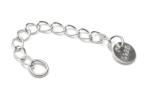  Charm terminatie cerc argint 925 3.5 cm - 1 Buc