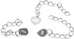 Charm terminatie inima argint 925 3.5 cm - 1 Buc