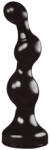 Zizi XXX Zizi Twist - érzéki anális plug, fekete, 17 x 4, 5 cm - pajkospajtas