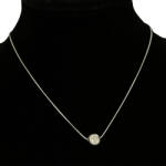 ElectraStore Colier Argintiu Diamond Style (C1635)