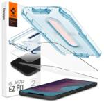 Spigen SLIM EZ Fit" Apple iPhone 12 Pro Max tempered kijelzővédő fólia felhelyező kerettel (2db)