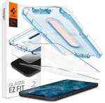 Spigen SLIM EZ Fit" Apple iPhone 12/12 Pro tempered kijelzővédő fólia felhelyező kerettel (2db)