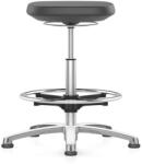 Bimossa Labsit fix talpas, magasított laboratóriumi zsámoly Alumínium