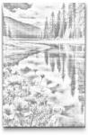  PontPöttyöző - A természet színspektruma Méret: 40x60cm, Keretezés: Kartonlemezen, Szín: Kék