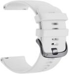 Ricardo curea de silicon 20mm (pentru Garmin Venu, Venu Sq, Venu 2 plus, etc. ), alb, eliberare rapidă, lungime extinsă